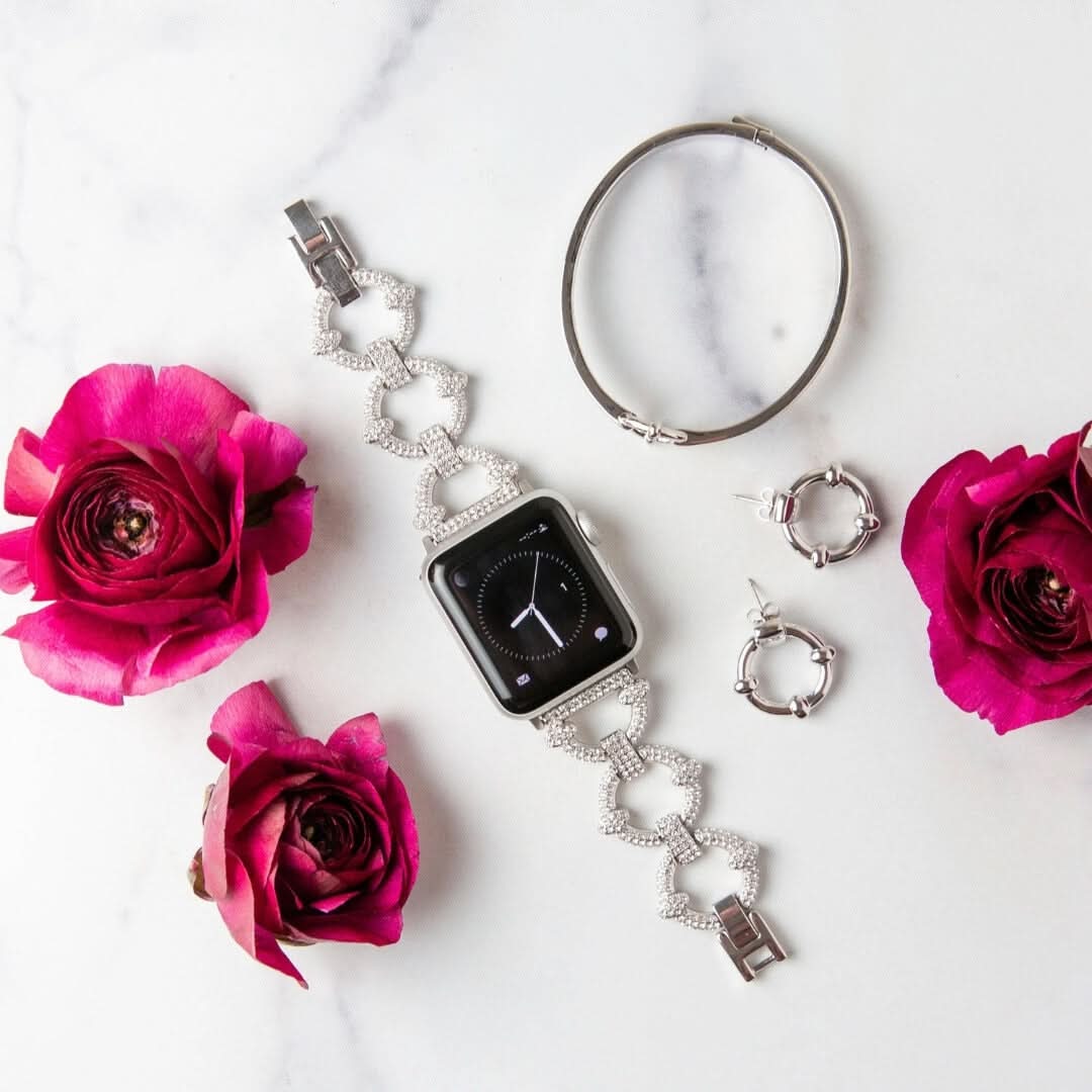 Apple Watch Armband Diamant-Look – Velvet Chain Diamond