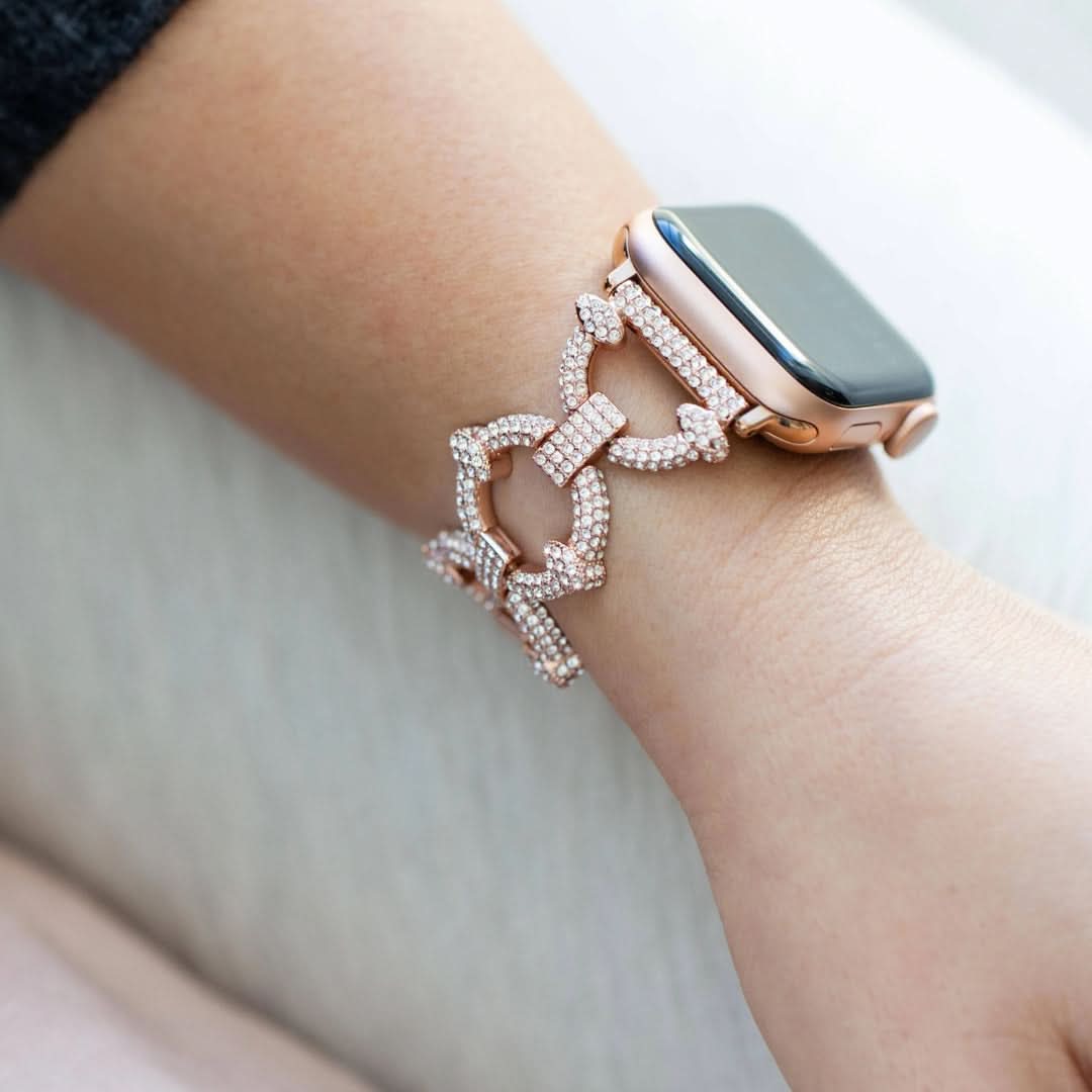 Apple Watch Armband Diamant-Look – Velvet Chain Diamond