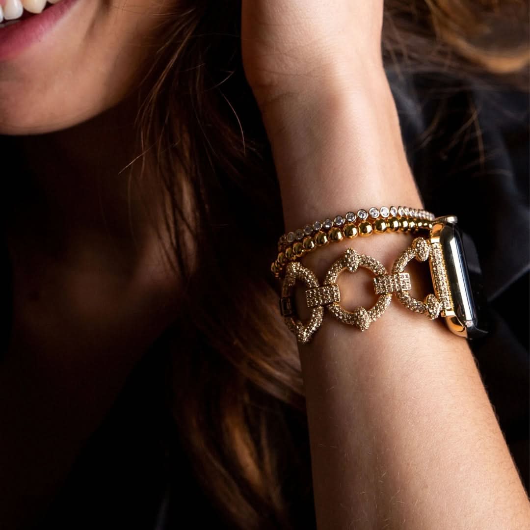 Apple Watch Armband Diamant-Look – Velvet Chain Diamond
