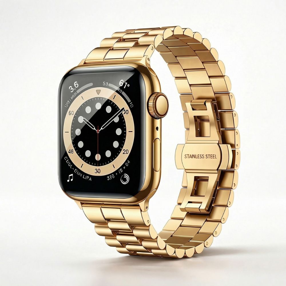 Apple Watch bandje RVS Staal – Presidential