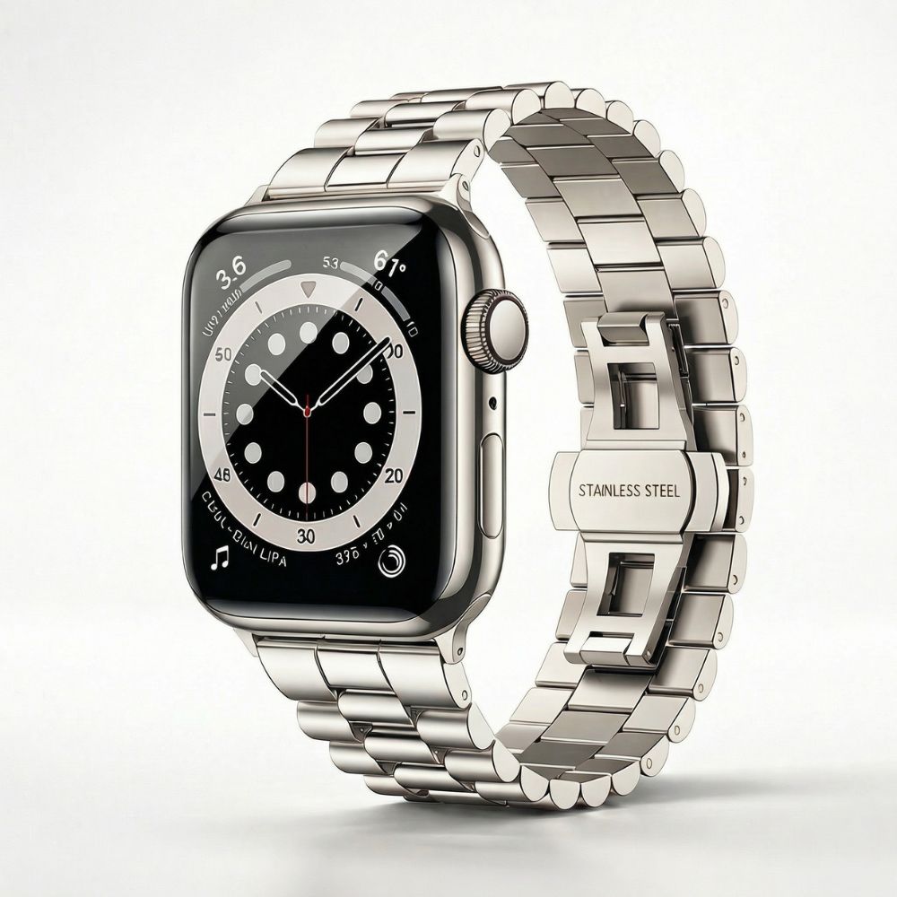 Apple Watch bandje RVS Staal – Presidential