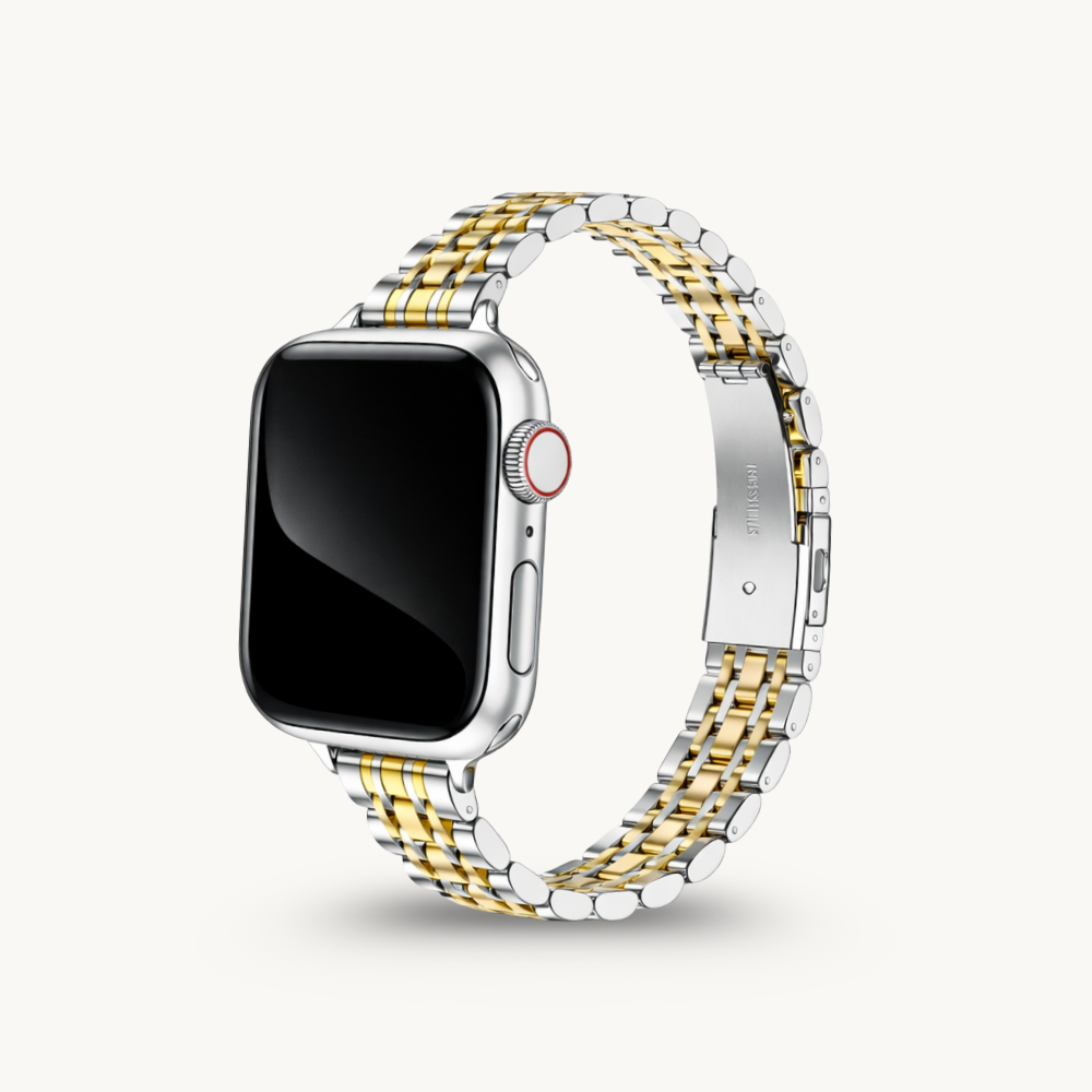 Apple Watch Armband Edelstahl – Silver & Gold
