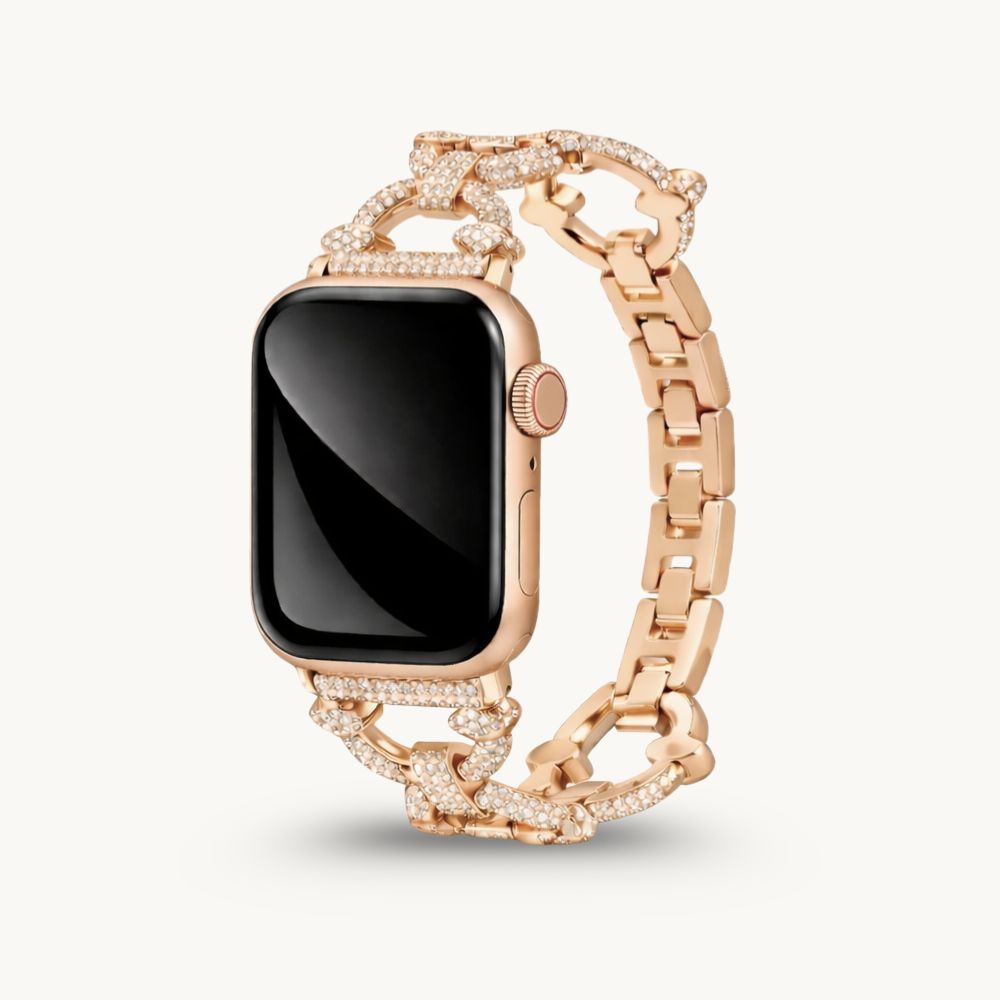 Apple Watch Armband Diamant-Look – Velvet Chain Diamond