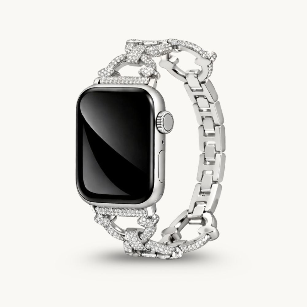 Apple Watch Armband Diamant-Look – Velvet Chain Diamond