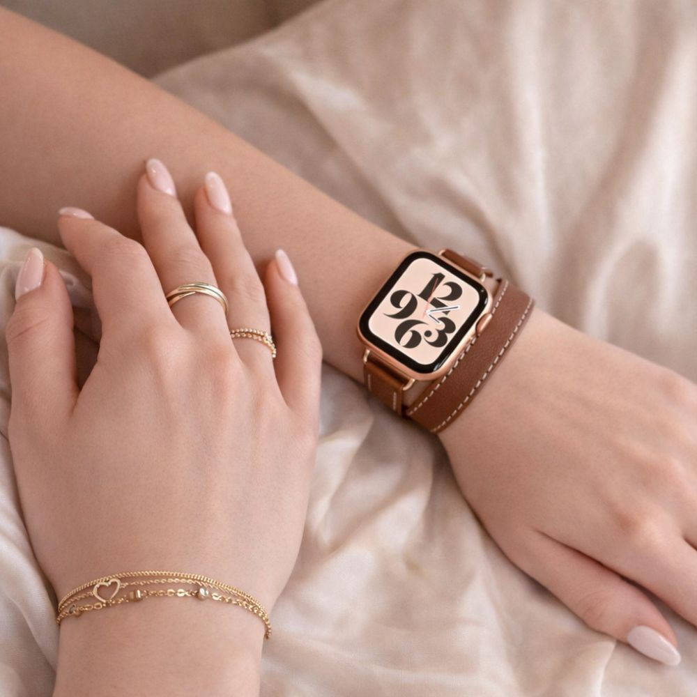 Apple Watch Armband Leder – H-Strap Leather
