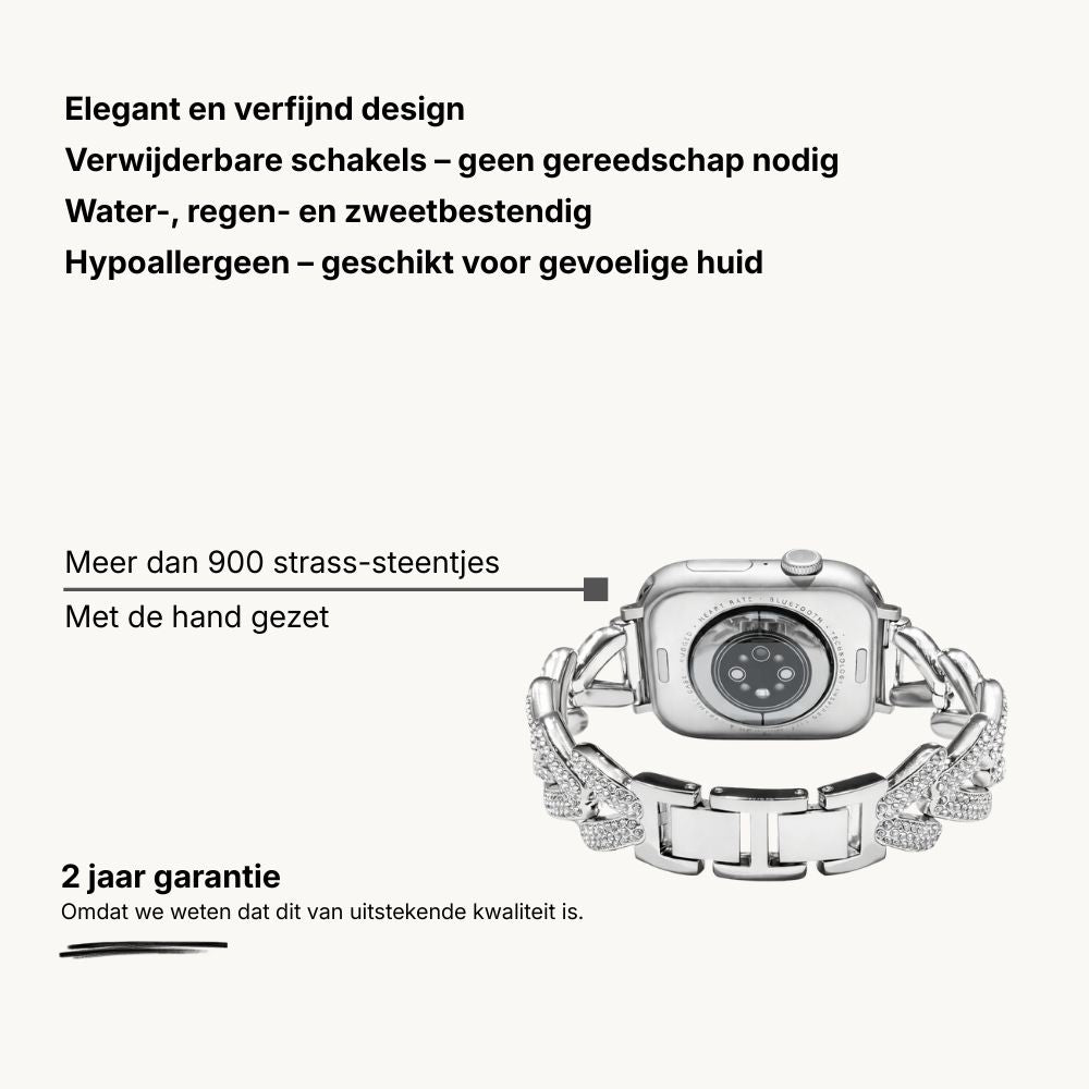 Bracelet Apple Watch Aspect Diamant – Lustrous Diamond